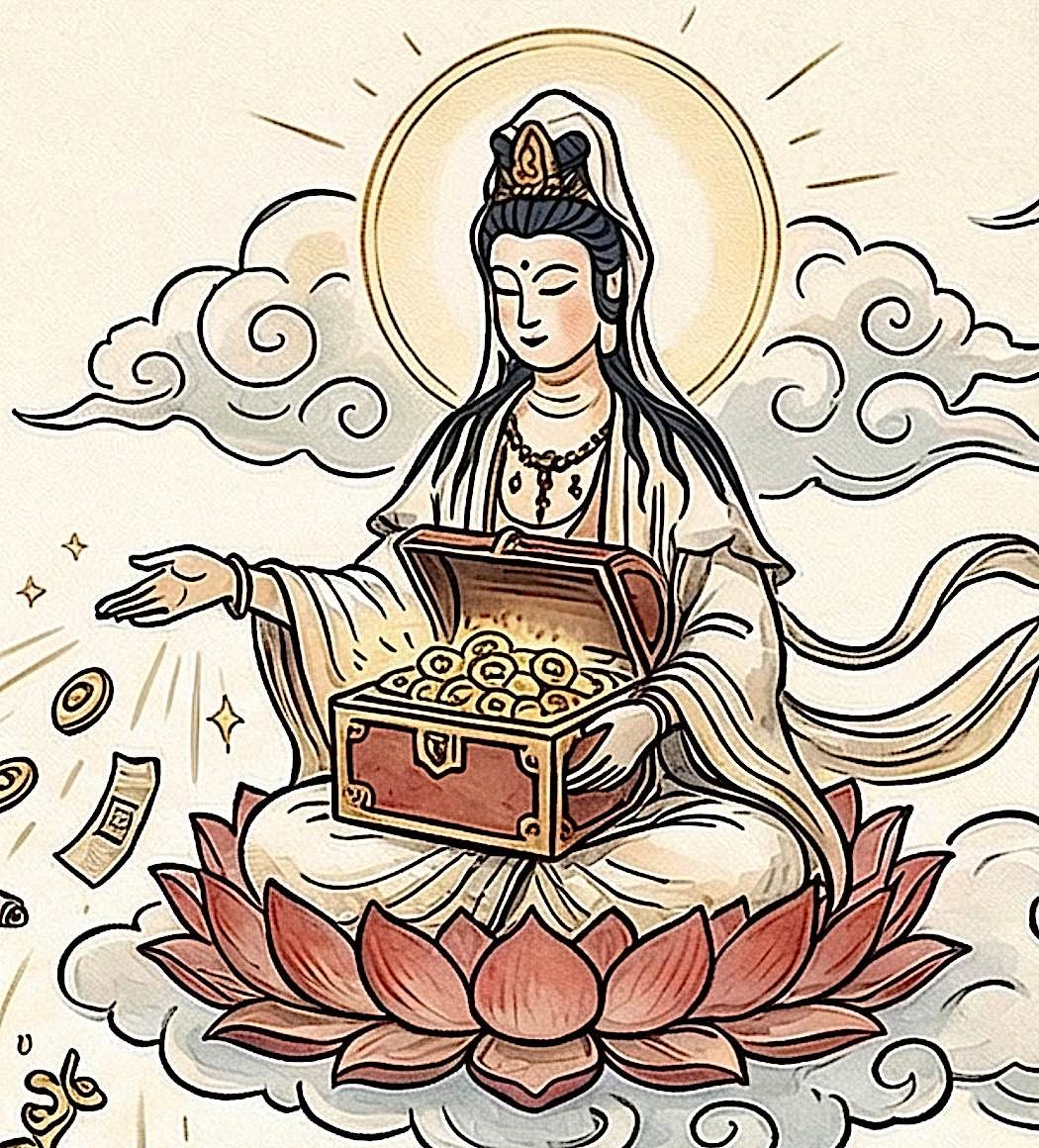 Guanyin Opens the Merit TreasuryBuddha Weekly