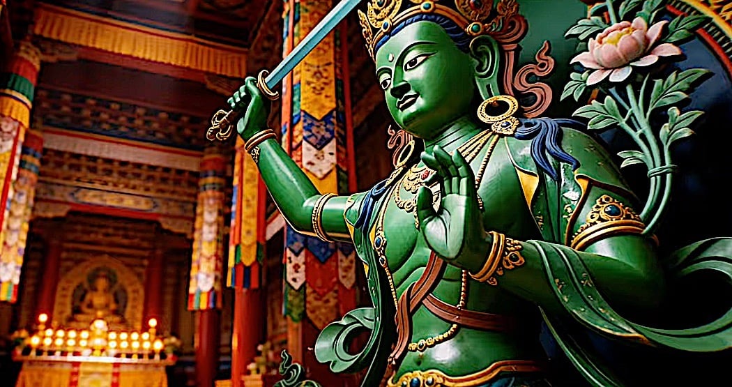 Jnanasattva Manjusri The All Accomplishing BeingBuddha Weekly