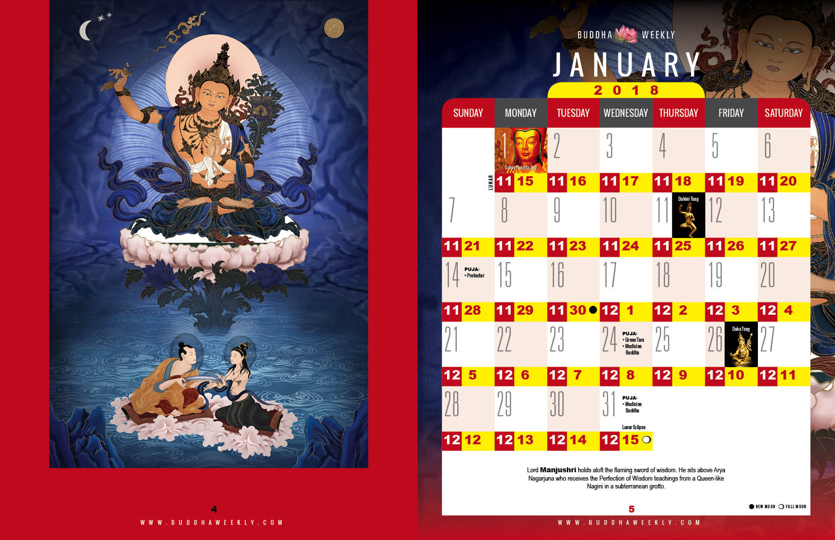 Lunar Calendar 2018 13 1