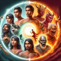 Man woman animal god demon cycle