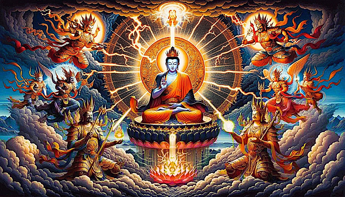 Protection from all Harm, Natural Disaster, Weather, Spirits, Evil, Ghosts, Demons, Obstacles: Golden Light Sutra: Chapter 14
