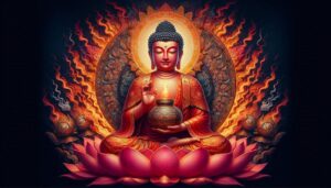 Sage of Flaming mouth Jvalamukha of the Hungry Ghost Realm Red 2