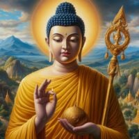 Sage of the Shakyas Shakyamuni of the human Realm yellow 6