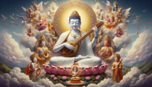 Sage of the gods Indra Kaushika white 14