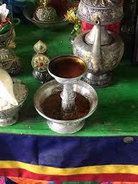 Serkyem and tea offering phub dorji wang