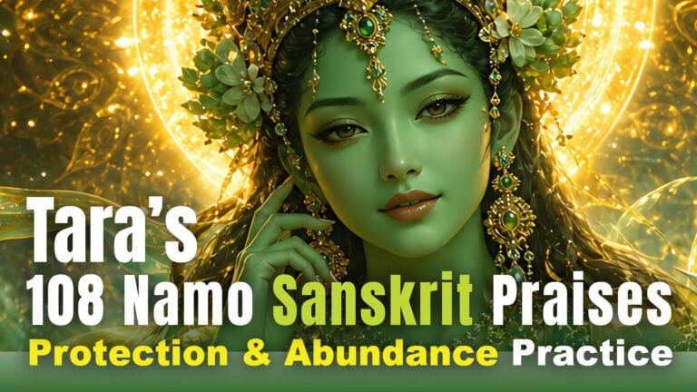 Tara’s 108 Namo Sanskrit Praises 8 Minute Daily Protection & Abundance Practice Sung by Hrishikesh Sonar and Buddha Weekly Band