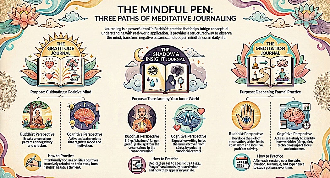 The Mindful Pen 3 Paths of Meditative JournalingBuddha Weekly