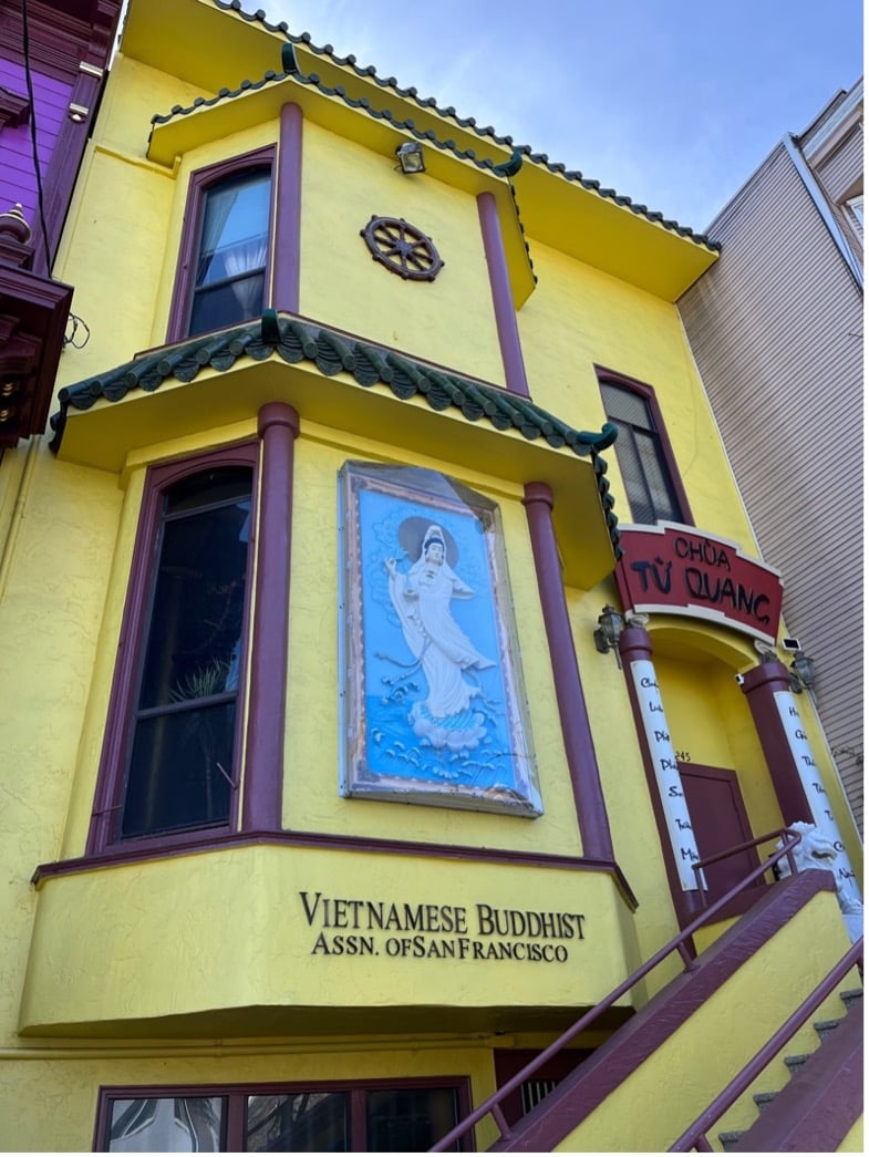 San Francisco’s Tu Quang Temple: Vietnamese Buddhism and Regeneration in the Heart of the City 2 Photo of Tu Quang Temple San Francisco Photo copyright 2023 by Anna Hennessey