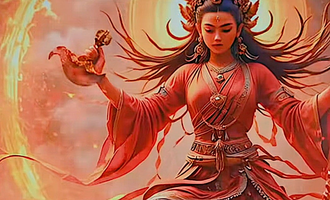Why is Vajravarahi Practice so Powerful? Vajravarahi Vajrayogini Practice and Mantra: Practicing Buddhist Wisdom and Method Without Renouncing the Worldly 4 Vajravarahi Vajrayogini Queen of Dakinis from 3Gems Band music video with her 8 lines of praise in SanskritBuddha Weekly