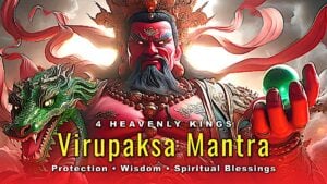 Thumbnail Virupaksha Heavenly King Mantra video.