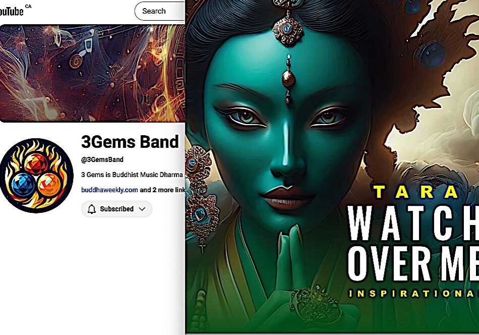 3Gems Band Youtube and single "Tara Watch Over Me" Release cover.