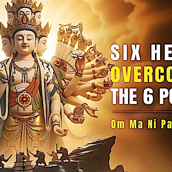 6 Avalokiteshvara Heroes Overcoming 6 Poisons in 6 Realms with 6 Syllables. Thumbnail