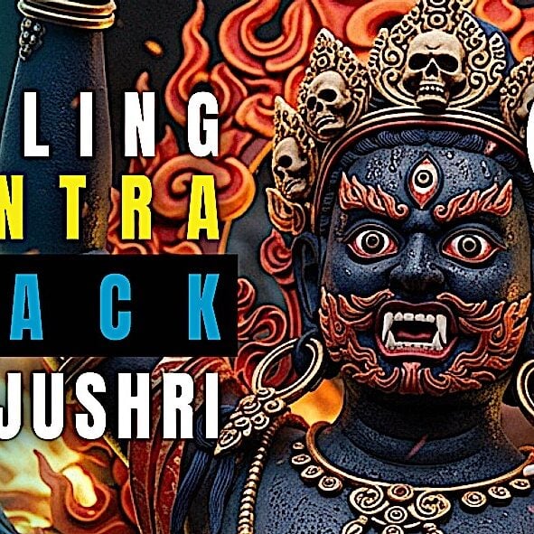 Black Manjushri Mantra One Hour Music Video Thumbnail