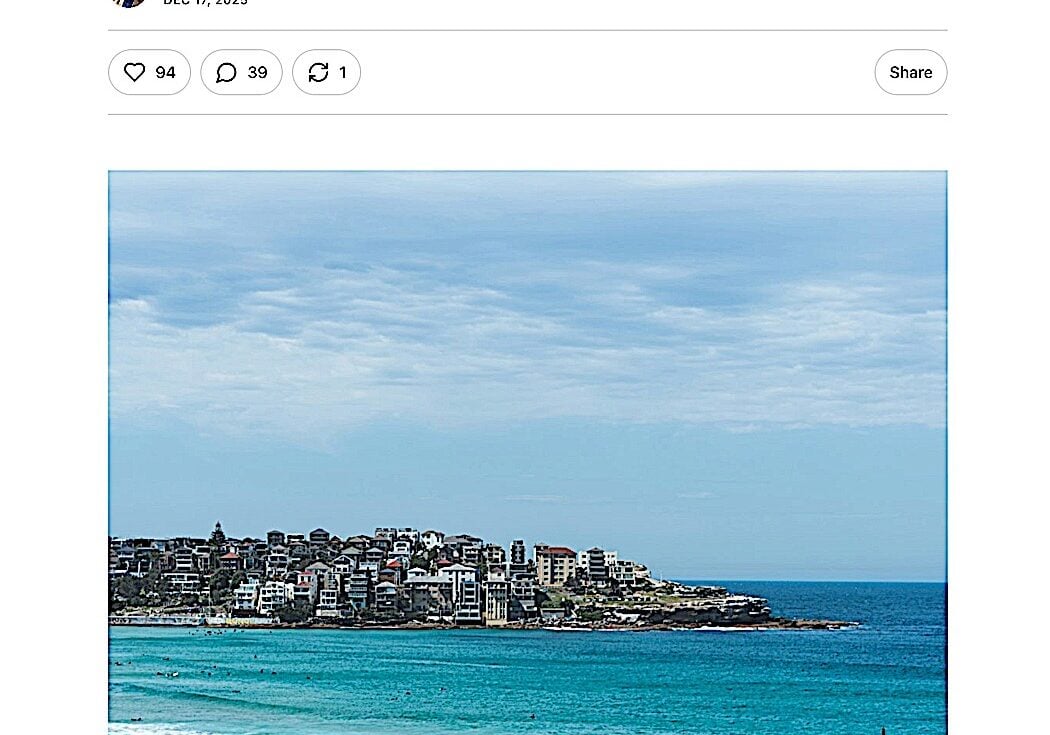 A feature on Substack from David Michie on Bondi Beach, a Buddhist Perspective