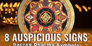 Buddha Weekly 8 auspicious symbols Buddhism custom crop