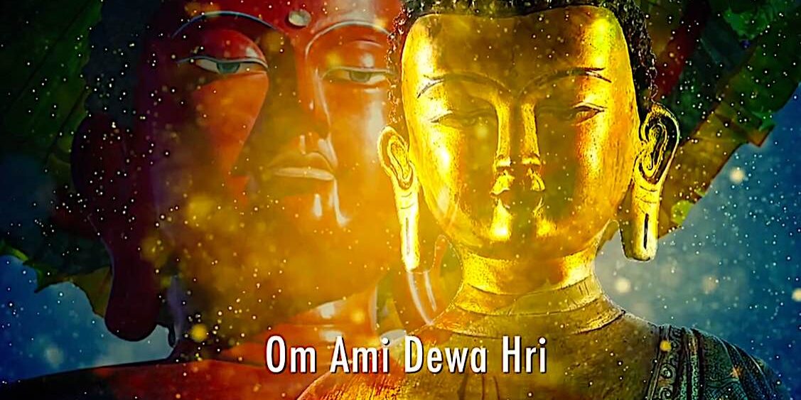 Om Ami Dewa Hri is the mantra of Amitabha Buddha.