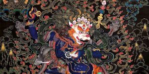 Buddha Weekly Beautiful image of Simhamukha Buddhism 1 custom crop