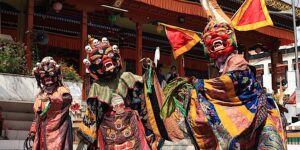 Buddha Weekly Cham dance during Ladakh Festival on September 02 2012 in Leh India dreamstime xxl 27044526 Buddhism custom crop