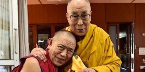 Buddha Weekly Dalai Lama with Garchen Rinpoche Buddhism custom crop