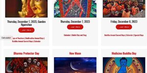 Buddha Weekly Dharma Dates in first week Dec 2023 Buddhism custom crop