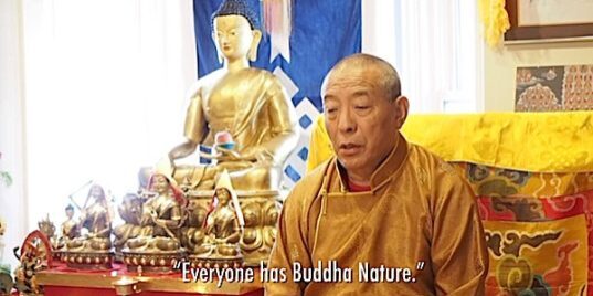 Every one has Buddha Nature says Zasep Tulku Rinpoche in a video teaching. 