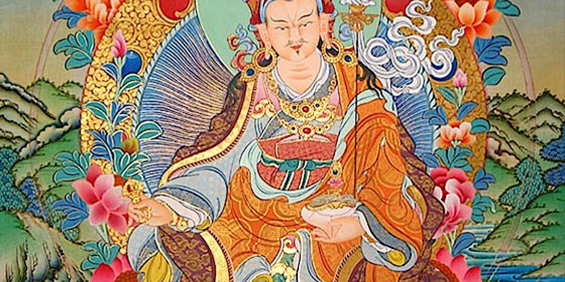 Guru Rinpoche, the Lotus Born, the precious master.