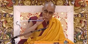 Buddha Weekly His Holiness the Dalai Lama teaching Diamond Sutra Buddhism custom crop