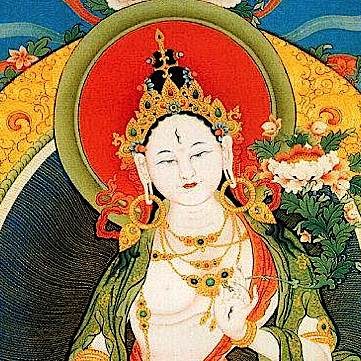 Buddha-Weekly-Horizontal White Tara-Buddhism White Tara has seven eyes.