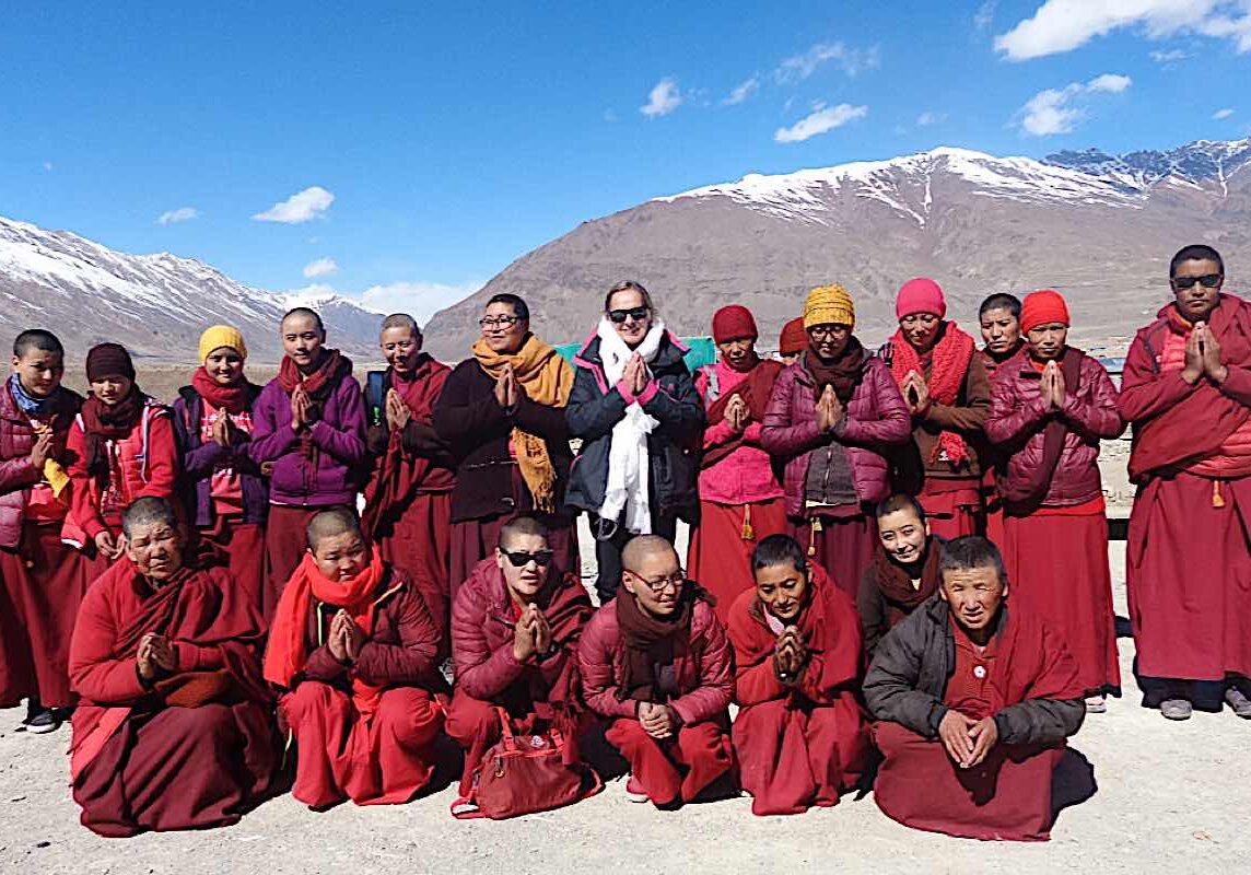 Some of the nuns of Zanskar, in one of the most remote areas of India.