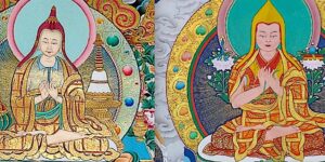 Buddha Weekly Lama Tsongkhapa and Atisha Lamrim Buddhism custom crop