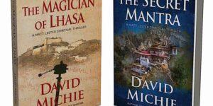 Buddha Weekly Magician of Lhasa and Secret Mantra books together Buddhism custom crop