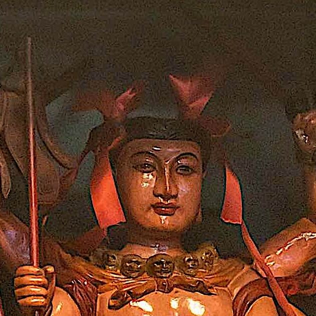 Buddha-Weekly-Marici Close up feature image Hong Kong-Buddhism Marici, goddess of the dawn, is the "fierce enemy of the Maras" and a great protector of Dharma practitioners.