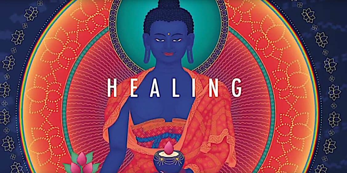 Lapis Lazuli Medicine Buddha is an aspect of Shakyamuni Buddha that is famous for healing meditations. 