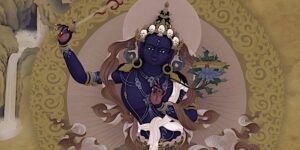 Buddha Weekly Peaceful Black Manjushri Buddhism custom crop