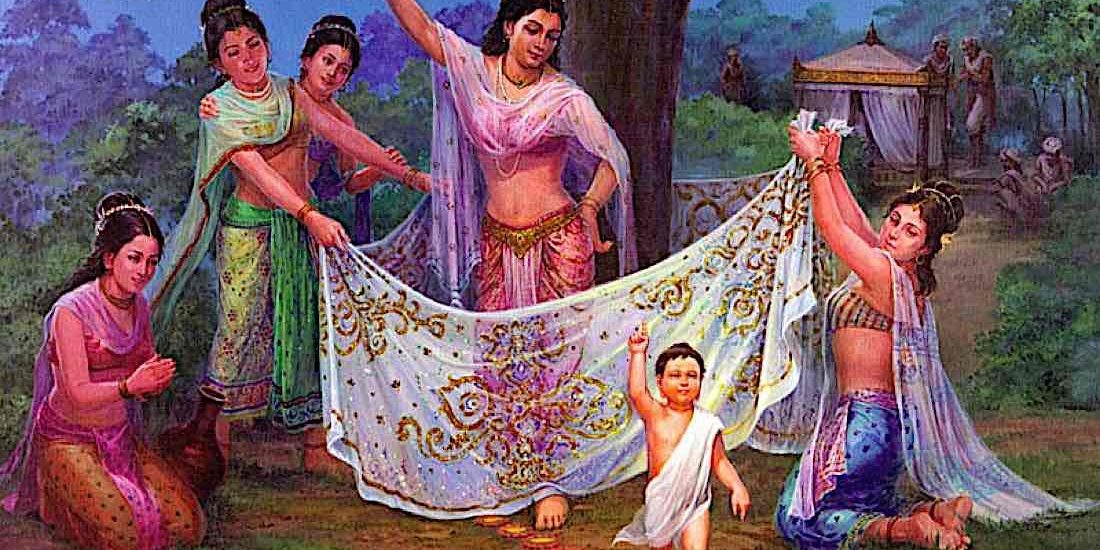 Buddha's wonderful birth. 