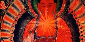 Buddha Weekly Visualizing light coming from Amitabhas heart Buddhism custom crop