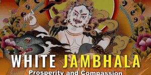Buddha Weekly White Jambhala Prosperity and Compassion Thumbnail Buddhism custom crop