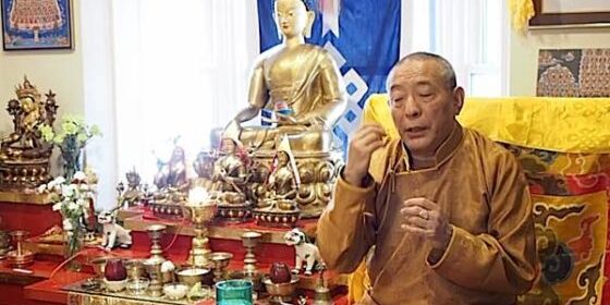 Zasep Rinpoche answers a student's question on mantra.