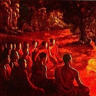 Buddha teaching.