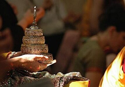 Mandala offerings are very active forms of veneration and meditation.