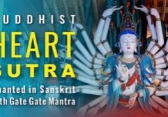 Heart Sutra Chanted in Sanskrit Video Thumbnail.