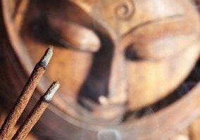 Incense is a form of honor and worship in Buddhism and other religions