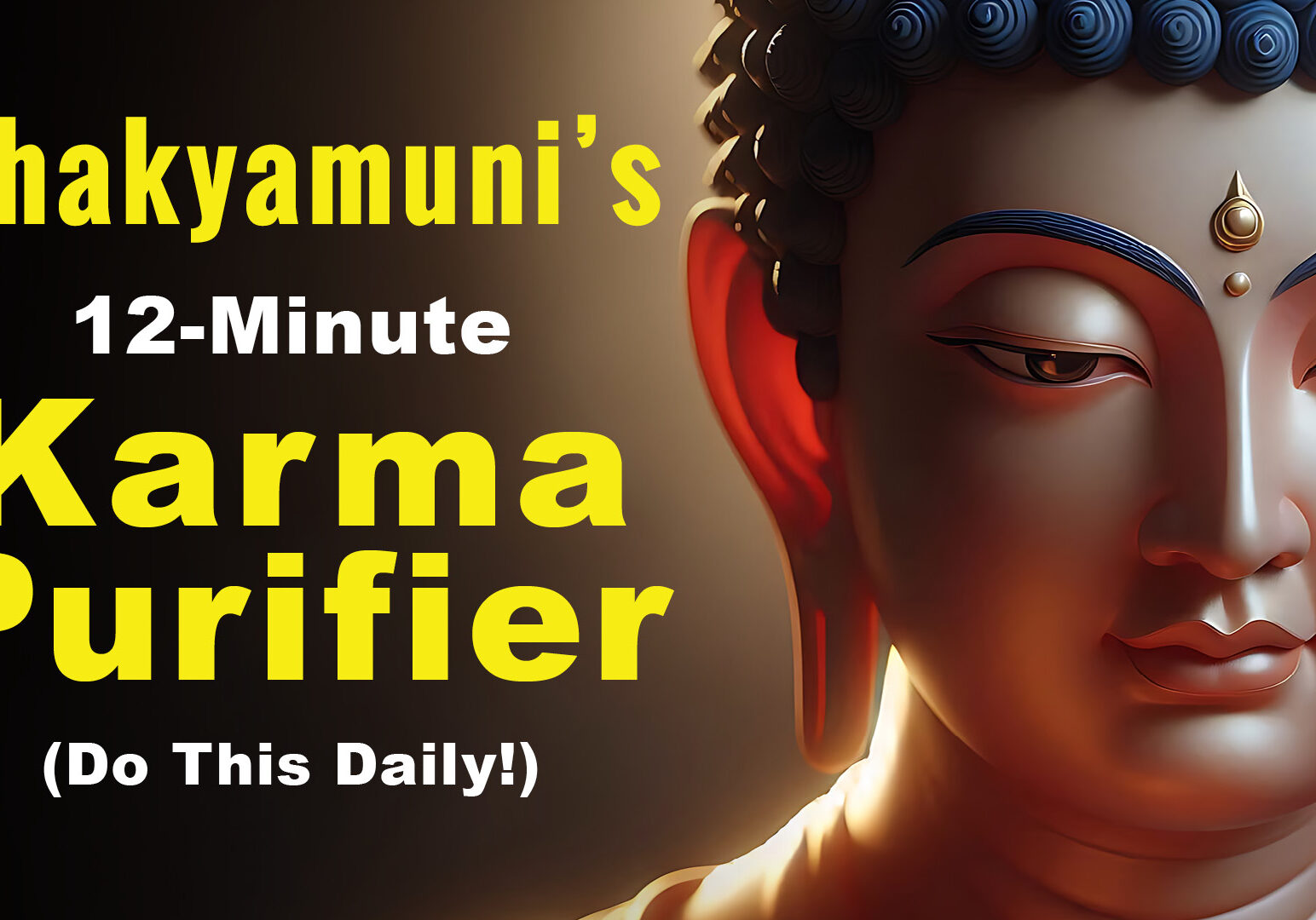 Karma Purifier-NEW Thumbnail Shakyamuni Buddha's 12-Minute Karma Purifying practice. Do this daily.