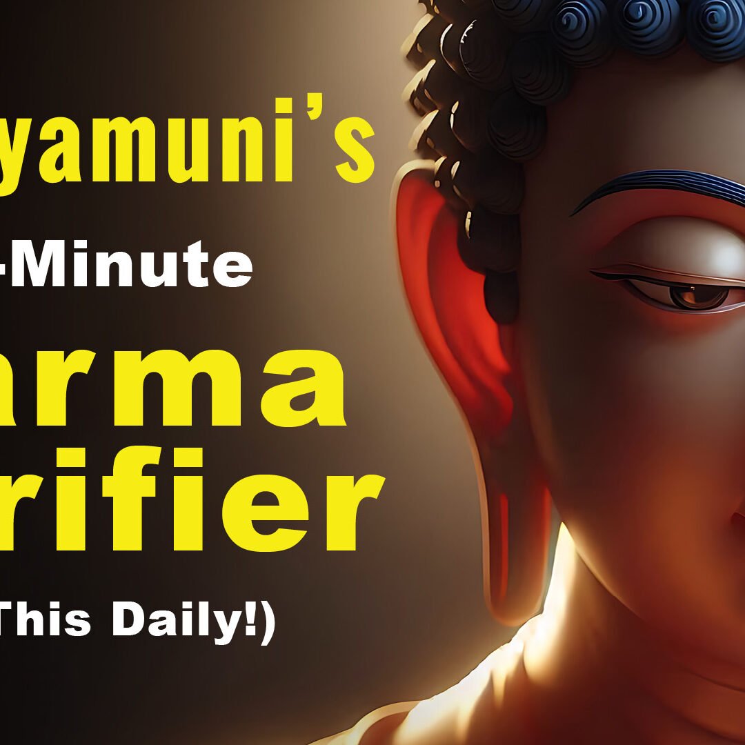 Karma Purifier-NEW Thumbnail Shakyamuni Buddha's 12-Minute Karma Purifying practice. Do this daily.