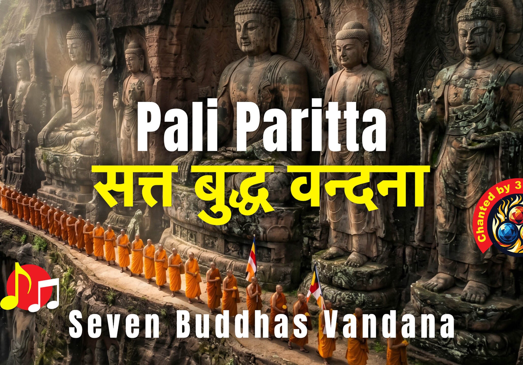 Pali Paritta: Seven Buddhas Vadana Thumbnail for Music Video