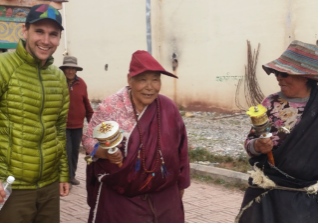 Shea of The Prayer Wheel Shop Meets Two Nuns