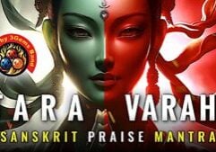 Tara Varahi Sanskrit Praise Dharani Mantra Video Thumbnail.