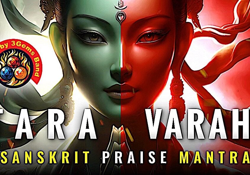 Tara Varahi Sanskrit Praise Dharani Mantra Video Thumbnail. Tara Varahi Sanskrit Praise Dharani Mantra Video Thumbnail.