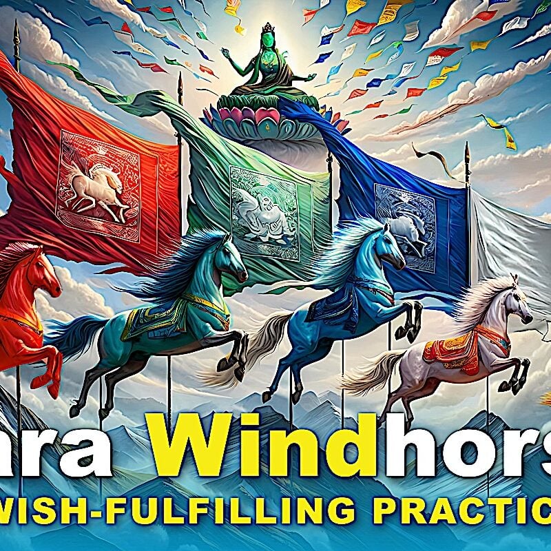 Tara WindhorseBuddha-Weekly Windhorse Tara thumbnail for the Wish Fulfilling Practice Video.