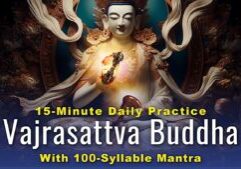 Vajrasattva Buddha practice video thumbnail.